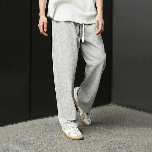 BPCALL25SS 1.0竹节棉春夏神裤新品透气舒适直筒裤卫裤基础款