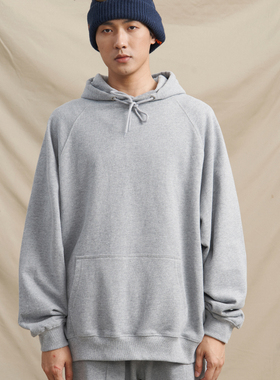 BPCALL【入店必买】2.0重磅纯棉Vintage厚520克加绒卫衣帽衫外套