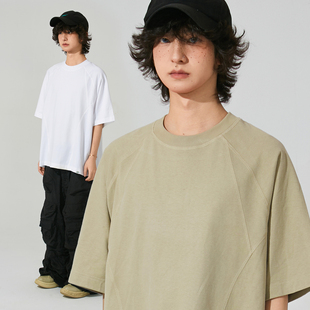 BPCALL24SS (进口棉)EVA解构剪裁短袖T恤