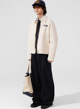 BPCALL25AW 蛇纹夹克刺绣短宽拉链秋冬夹vintage底特律Cleanfit