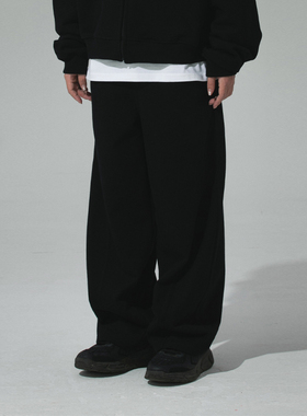 BPCALL23AW 廓形卫裤加厚520克定制重磅面料棉系卫裤男女同款