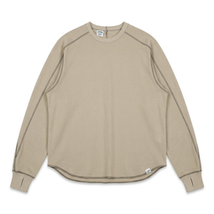 BPCALL 26SS 1.0纯棉拇指十字长袖明线设计户外宽松简约基础款