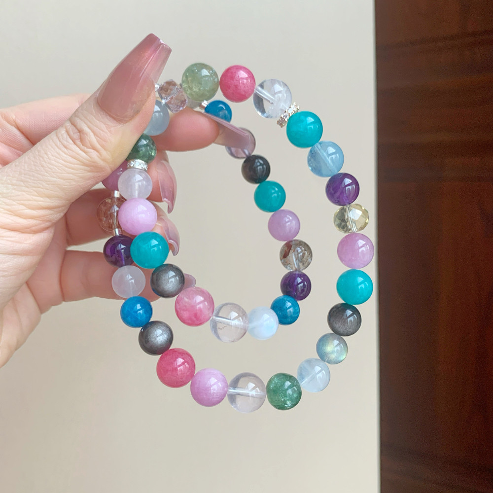 禾风沐春丨天然水晶多宝项链女多巴胺轻奢高级感高端颈链原创设计