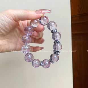 逢考必过 上岸 提升自我 九紫离火水晶手串天然紫水晶 葡萄冻冻