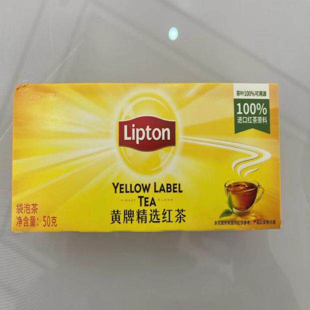 立顿黄牌精选红茶无外包装50克25包