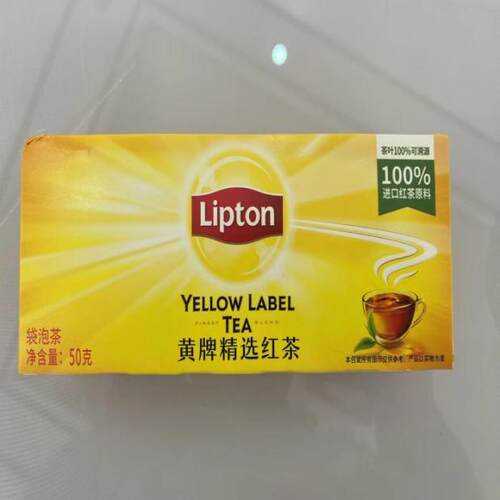 立顿黄牌精选红茶无外包装50克25包