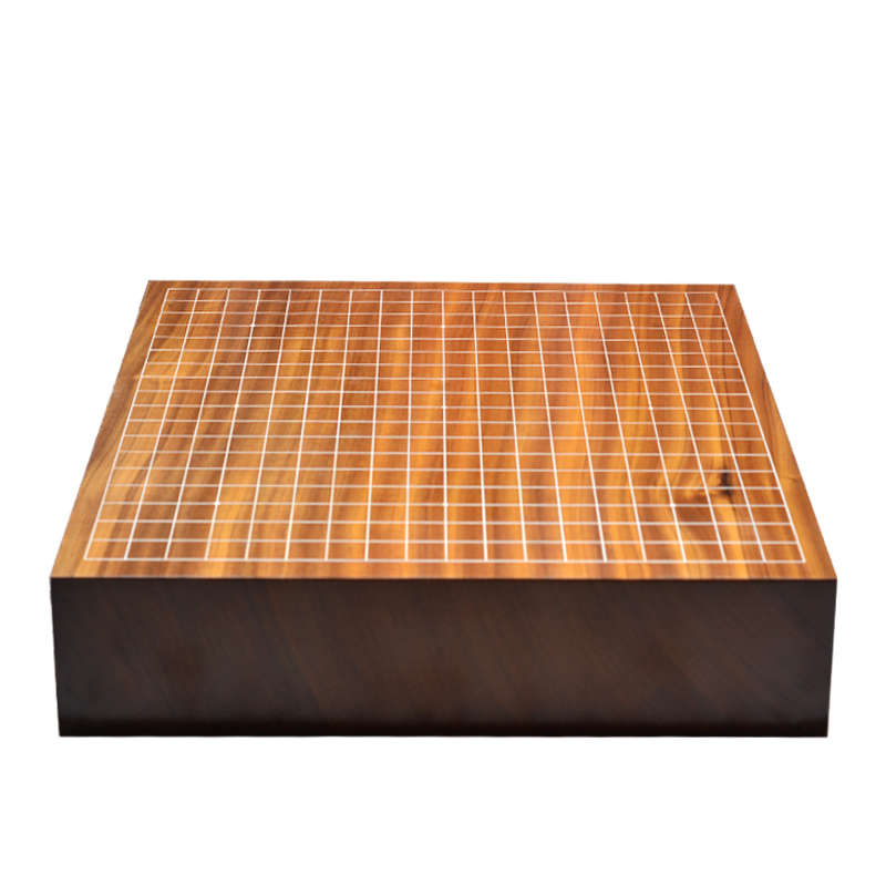 弈流实拍9cm楸木棋盘中式围棋盘大规格棋盘云子大盘实木棋具