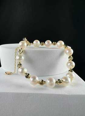 小众设计感法式光珠项链