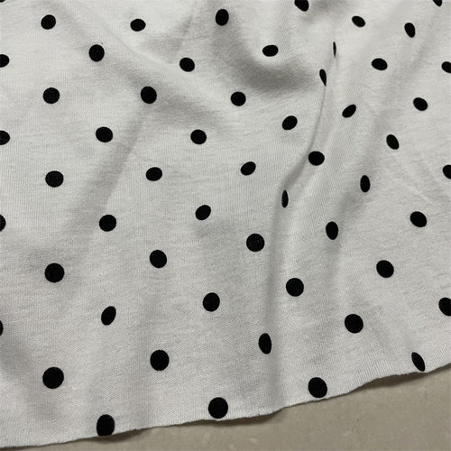纯棉夏季服装休闲清新波点