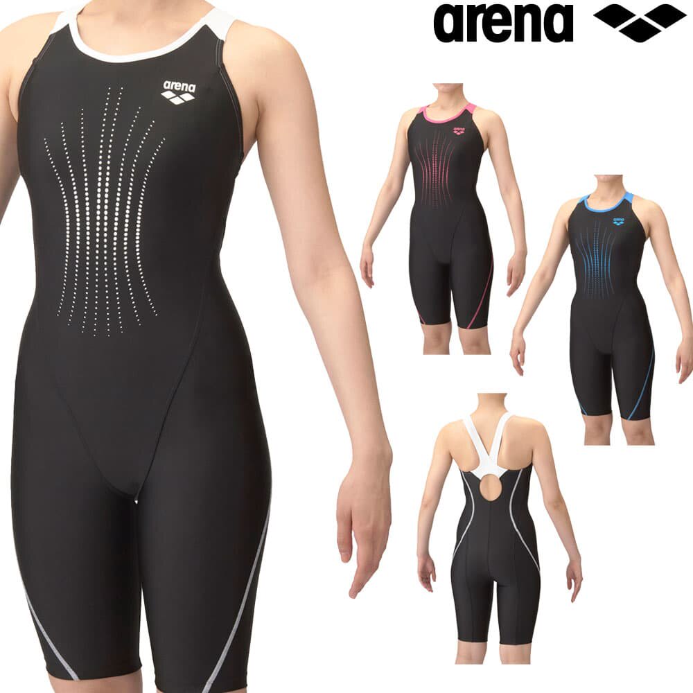 日本代购2024年秋冬新款ARENA阿瑞娜专业比赛竞技连体五分裤泳衣