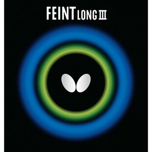 日本Butterfly蝴蝶底长胶颗粒单胶皮FEINT LONG3旋转削球变化超薄