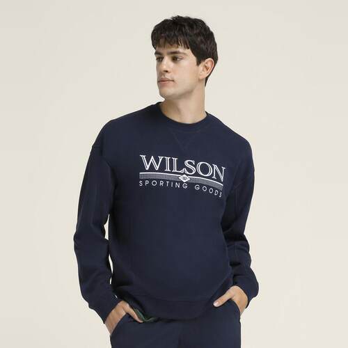 日本2025年新款Wilson威尔逊网球服装T恤长袖男装Parkside Crew