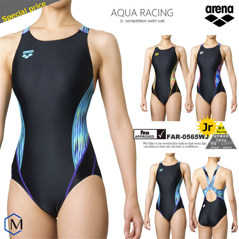 日本Arena阿瑞娜专业竞速游泳衣女三角连体紧身服竞技训练比赛服