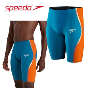 鲨鱼皮专业竞技比赛高腰泳衣 2022新款 日本Speedo速比涛男士 游泳裤