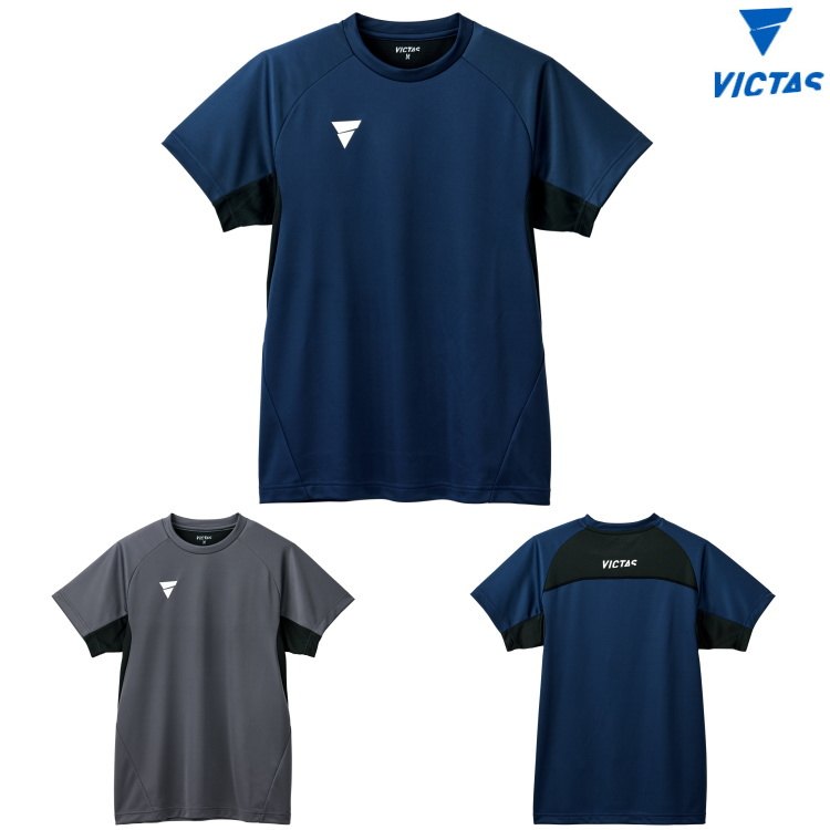 日本victas乒乓球服宽松短袖T恤
