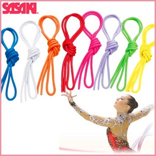 日本代购 SASAKI儿童专业艺术体操绳佐佐木韵律操体育比赛专用器械