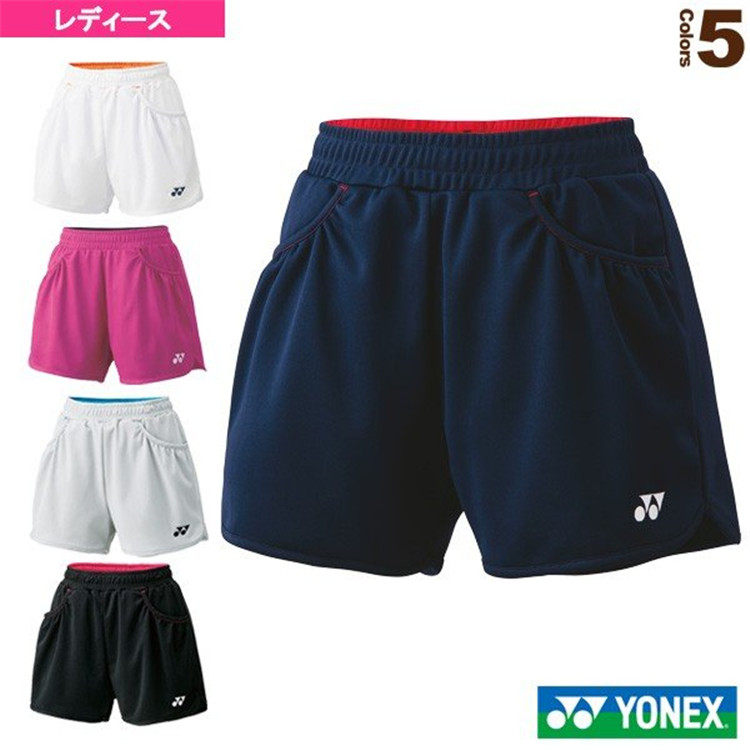 日本YONEX尤尼克斯羽毛球服女yy宽松运动短裤半裤休闲速干五分裤