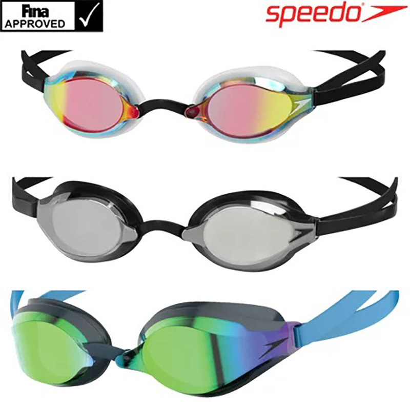 日本Speedo速比涛专业竞技训练泳镜防水防雾高清游泳眼镜带收纳盒