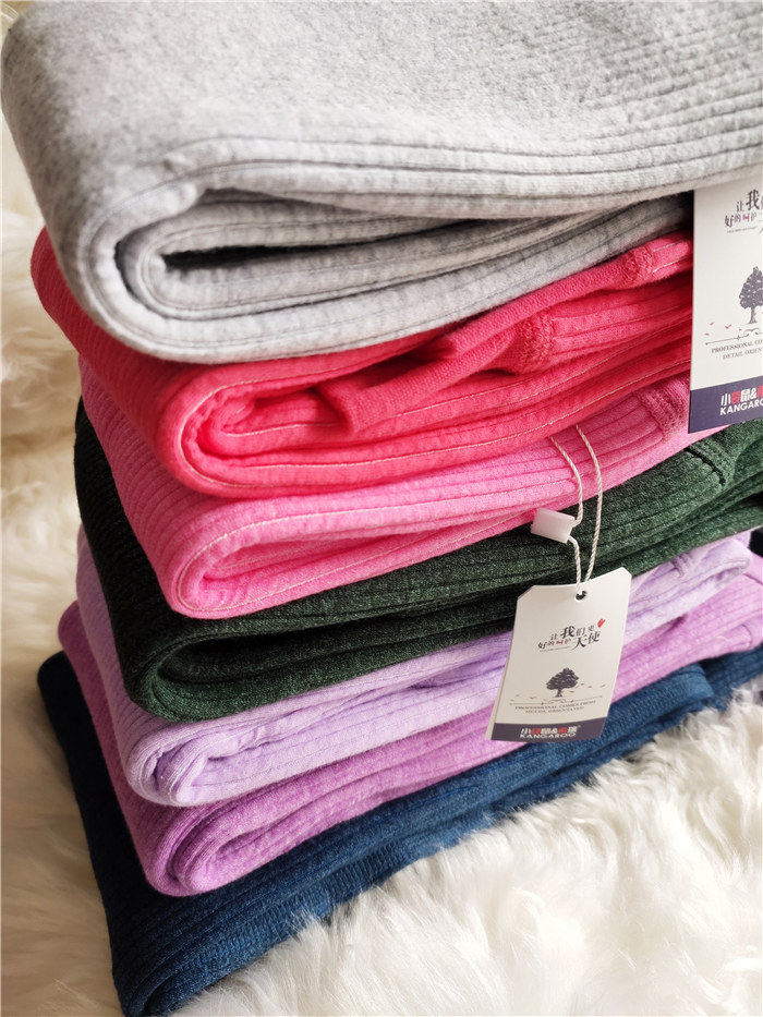 秋冬纯棉加厚两层保暖裤热能裤