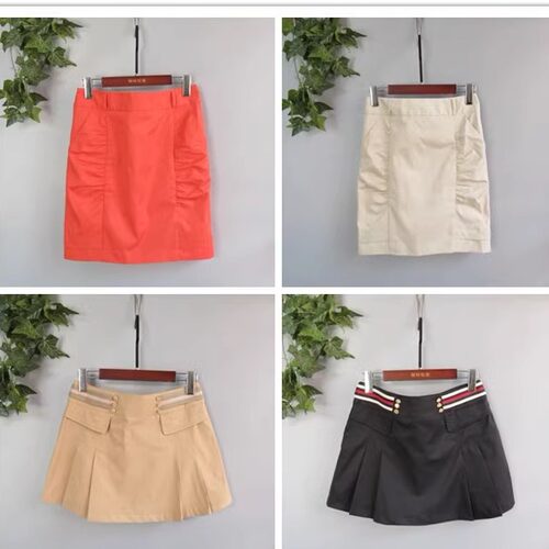 女装半裙夏季直筒工装裙百褶短裙
