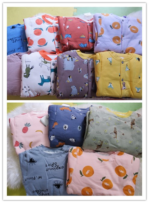 南极棉开襟开衫套装套头校服神器