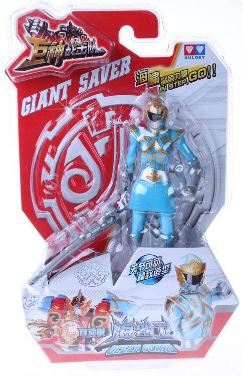 【孩仕宝】玩具模型 奥迪双钻 正版 巨神战击队 海鲨卫 可动人偶