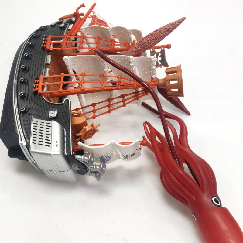 抹香鲸模型巨型枪大王乌贼酸浆鱿章鱼鱿鱼海洋玩具座头鲸鲨潜水员