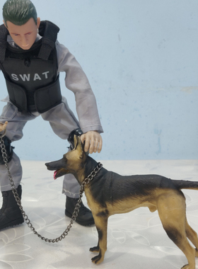 12寸1/6士兵人手办30cm可动模型吃鸡玩具美军SWAT反恐特警飞虎队