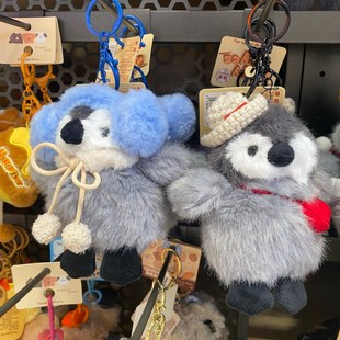 the green party绿光派对国内代购可爱呆萌企鹅毛绒挂件包包挂件