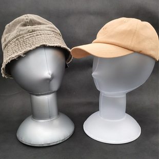 充气PVC头模假人模特头美发道具支架毛线帽托假发托围巾饰品展示