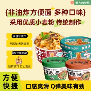 远方的梦想推荐冲泡即食非油炸方便面多种口味口感爽滑Q弹有劲
