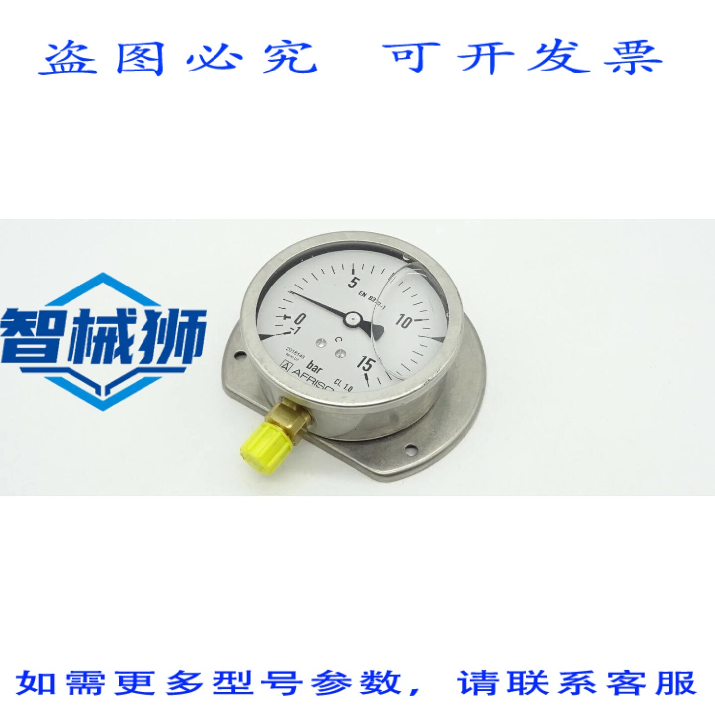 原装供应 波登管甘油压力表 AFRISO RF80 D7 波登管压力表 -1/+15