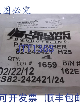 原装供应4个HELWIG CARBON 82-242421，NSNP，装在袋子里