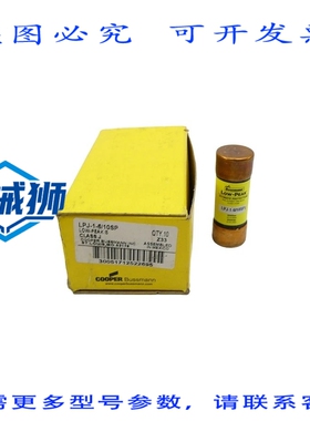 原装供应 BUSSMANN LPJ-1-6/10SP 600VAC 1-6/10A（4个装）（黄/