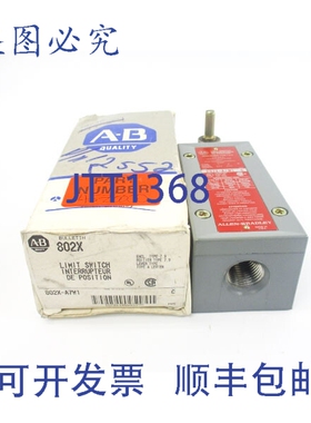 原装供应罗克韦尔AB 802X-A7W1 C 系列 120-600VAC 60A 灰/黑 NSM