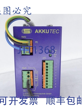 原装供应J. ELEKTROTECHNIK AKKUTEC 2402-0 电源