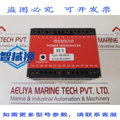 原装供应 MEGACON MC2W3C 功率传感器 200-240V