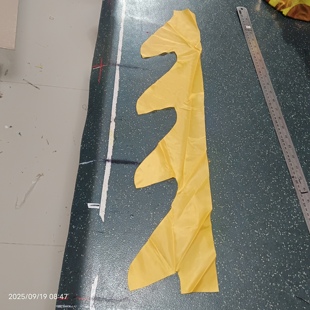 舞龙布料飘带摆子三角边健身龙边彩飘缝纫布料飞龙边风筝布轻飘旗