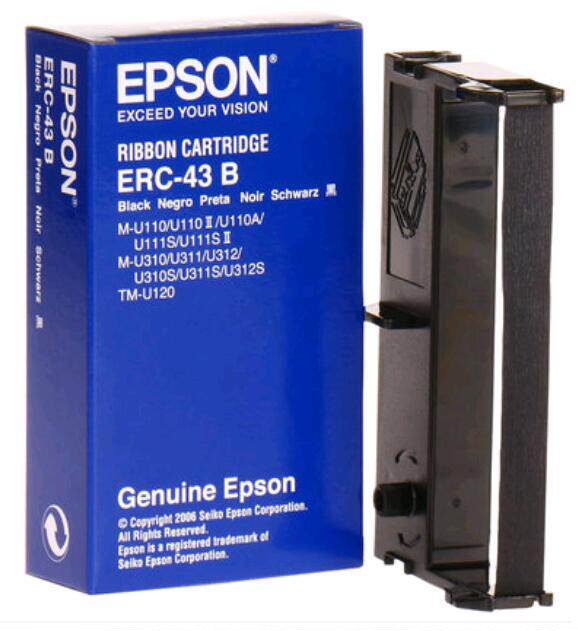 爱普生原装ERC39 ERC43色带 M-U110 U110A U310S TM-U120 S015461