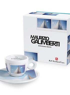 意大利illy2017年典藏杯Maurizio Galimberti帆船ESPRESSO浓缩杯