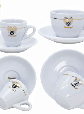 葡萄牙进口malongo标准浓缩与卡布奇诺咖啡杯加厚强化硬质细瓷