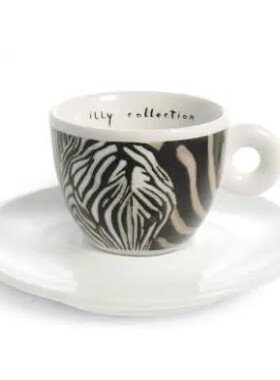 illy1999年典藏杯Roberta Pietrobelli 斑纹艺术ESPRESSO浓缩杯