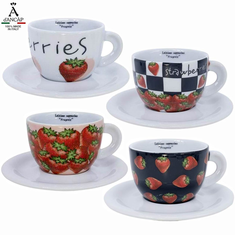 意大利浓缩咖啡杯ancap草莓诱惑