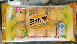 四川特产成都美食何老幺玉米糕营养早餐小吃糕点 15袋一箱，150个