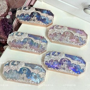 花知晓月光人鱼五色眼影细腻哑光珠光变色龙