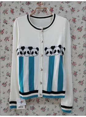 自然元素专柜正品秋冬季深海旅行薄外套长袖针织衫女装SYW07