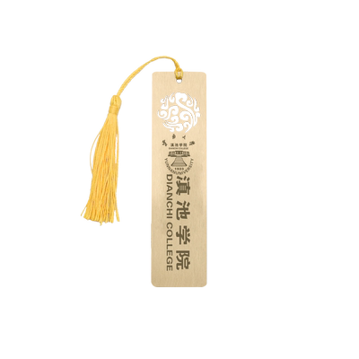 滇池学院黄铜金属书签定制文创校庆中国创意开学毕业纪念礼品精美