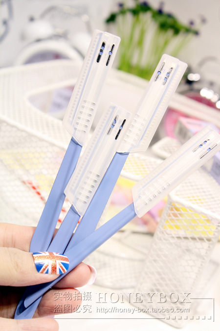 日本进口修眉刀COSMOS带保护套