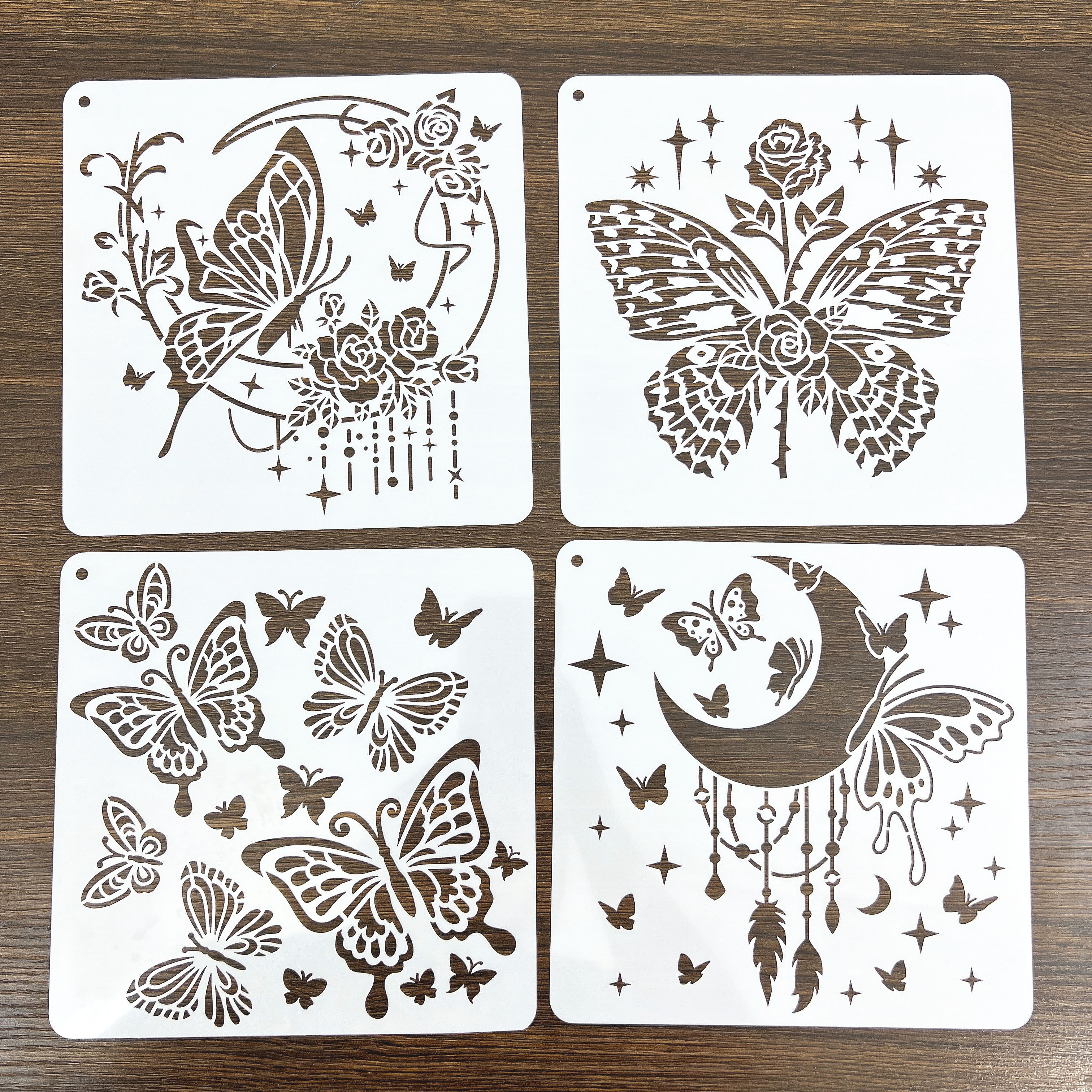 玫瑰花镂空模版喷绘画画神器