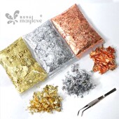 碎金箔碎银箔美甲金箔碎铜箔水晶泥金箔片碎真金碎铝箔紫铜箔箔片